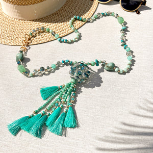 SEYCHELLES NECKLACE - AQUA