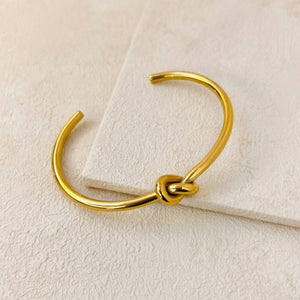 KNOT BANGLE- GOLD