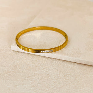 REGENTS BANGLE- GOLD