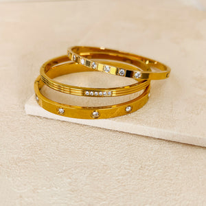 REGENTS BANGLE- GOLD