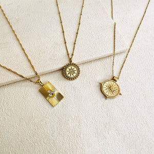 STELLA PENDANT NECKLACE - GOLD