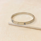 CLOVER BANGLE- SILVER