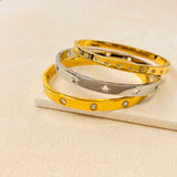 STAR BANGLE- SILVER