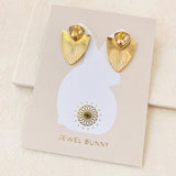 DECO EARRINGS - GOLD