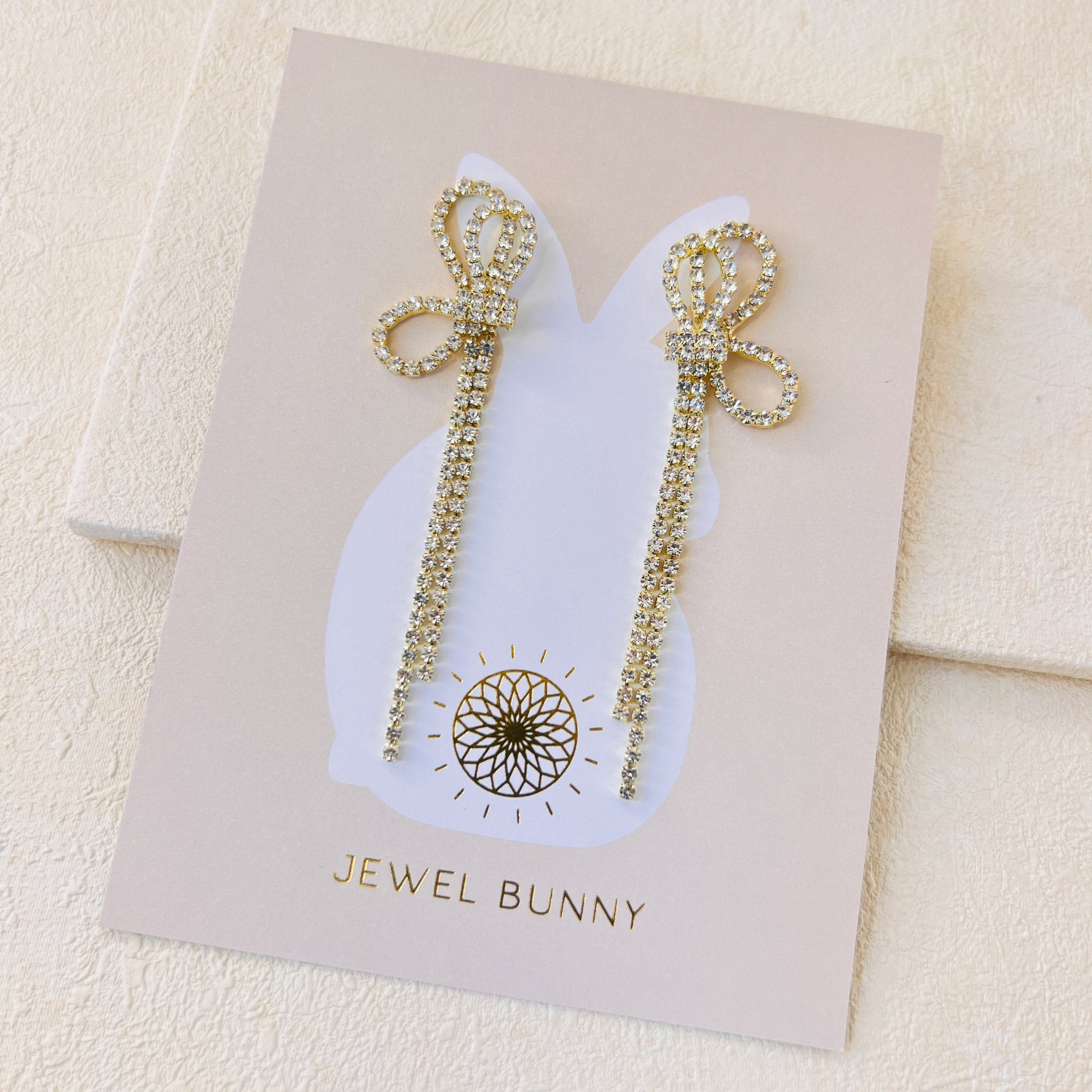 BOW EARRINGS- GOLD