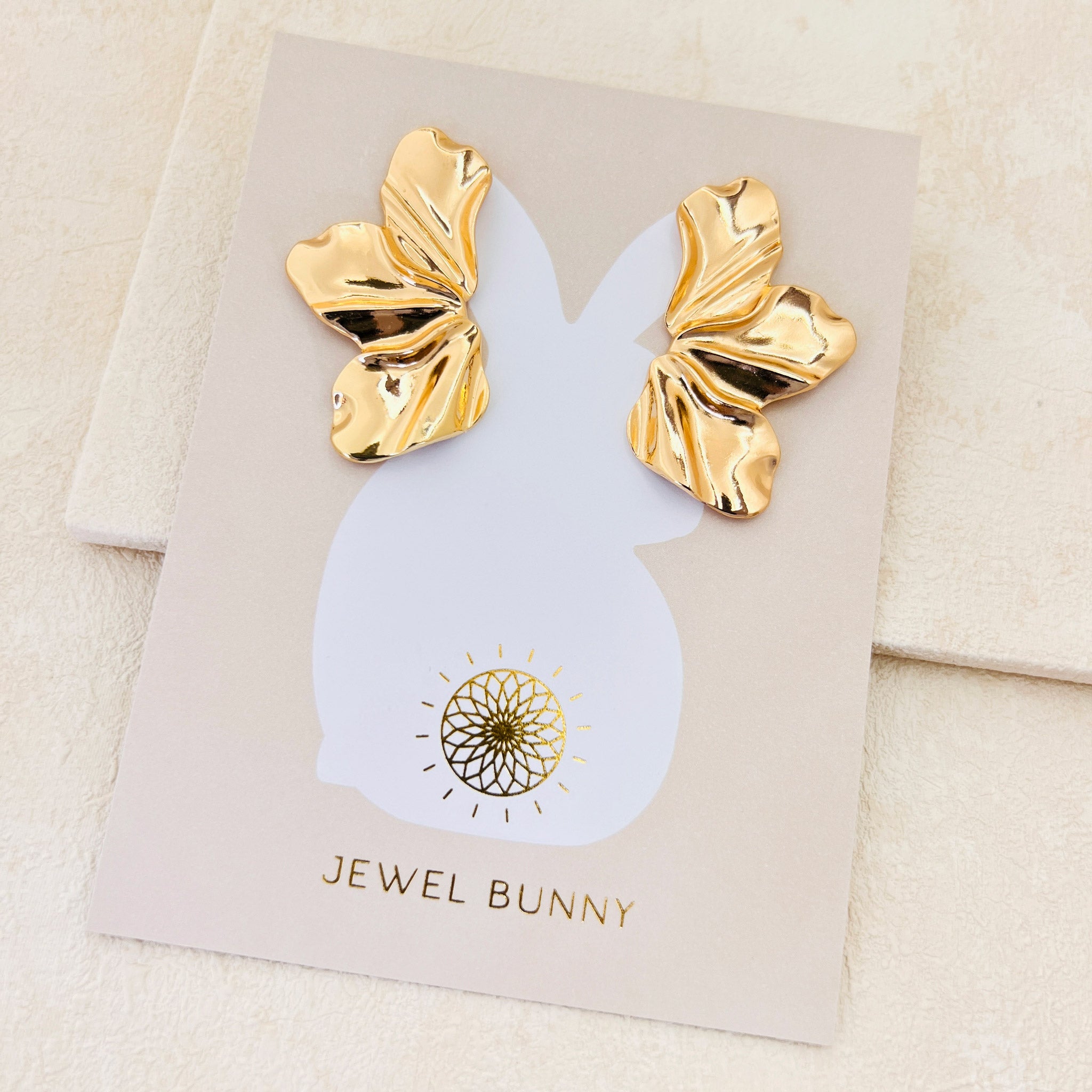 PETAL EARRINGS - GOLD