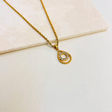 OLIVIA DROPLET NECKLACE & EARRING SET