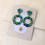 FRANCESCA EARRINGS - AQUA