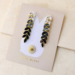 EMILY EARRINGS - BLACK