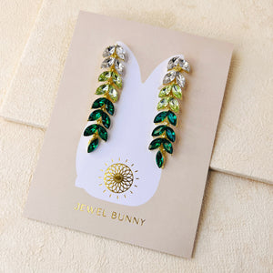 EMILY EARRINGS - GREEN