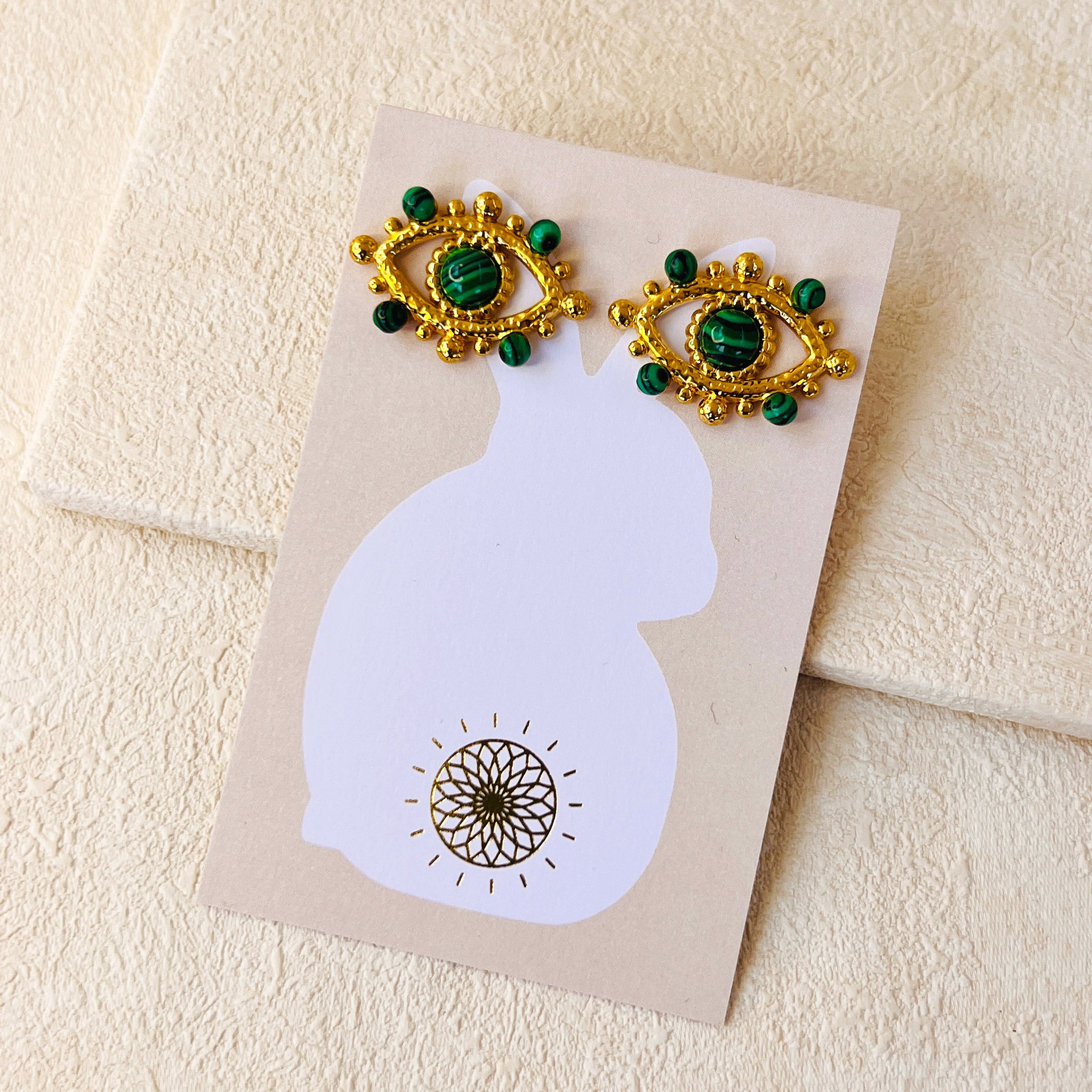 THEA EARRINGS - EMERALD