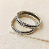 CELINE BANGLE- SILVER