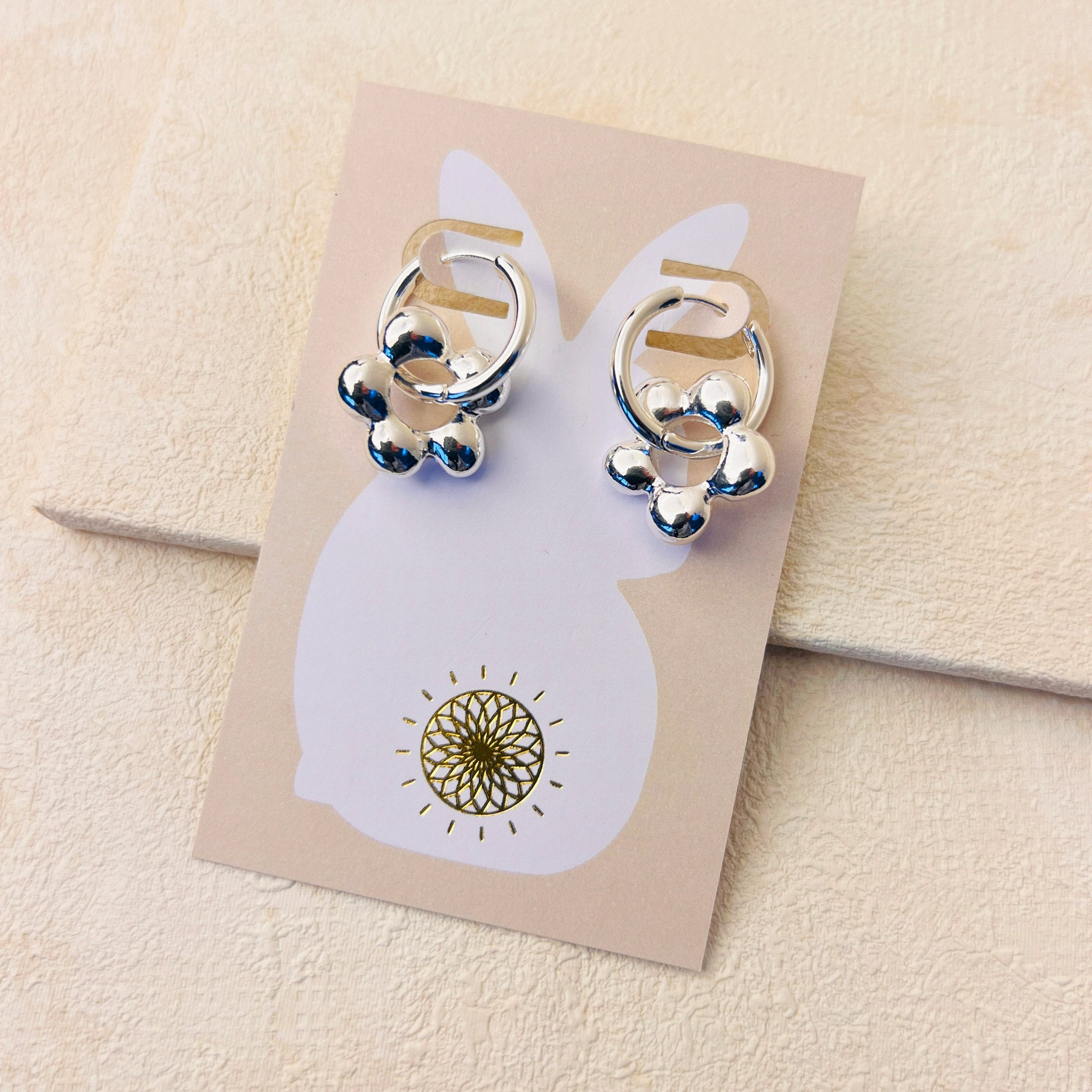 DAISY EARRINGS - SILVER