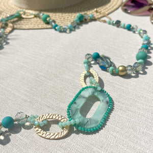 LAGUNA NECKLACE - AQUA