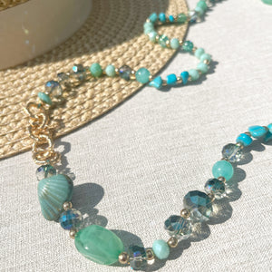 SEYCHELLES NECKLACE - AQUA