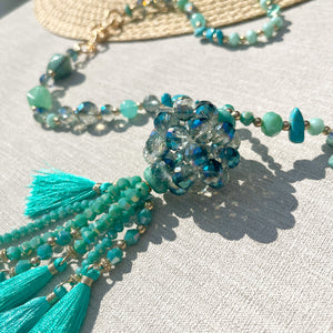 SEYCHELLES NECKLACE - AQUA