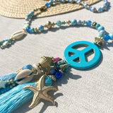 BEACH HOUSE NECKLACE - BLUE