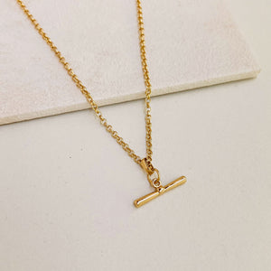 TAVVY TBAR NECKLACE - GOLD