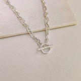 SELINA TBAR NECKLACE - SILVER