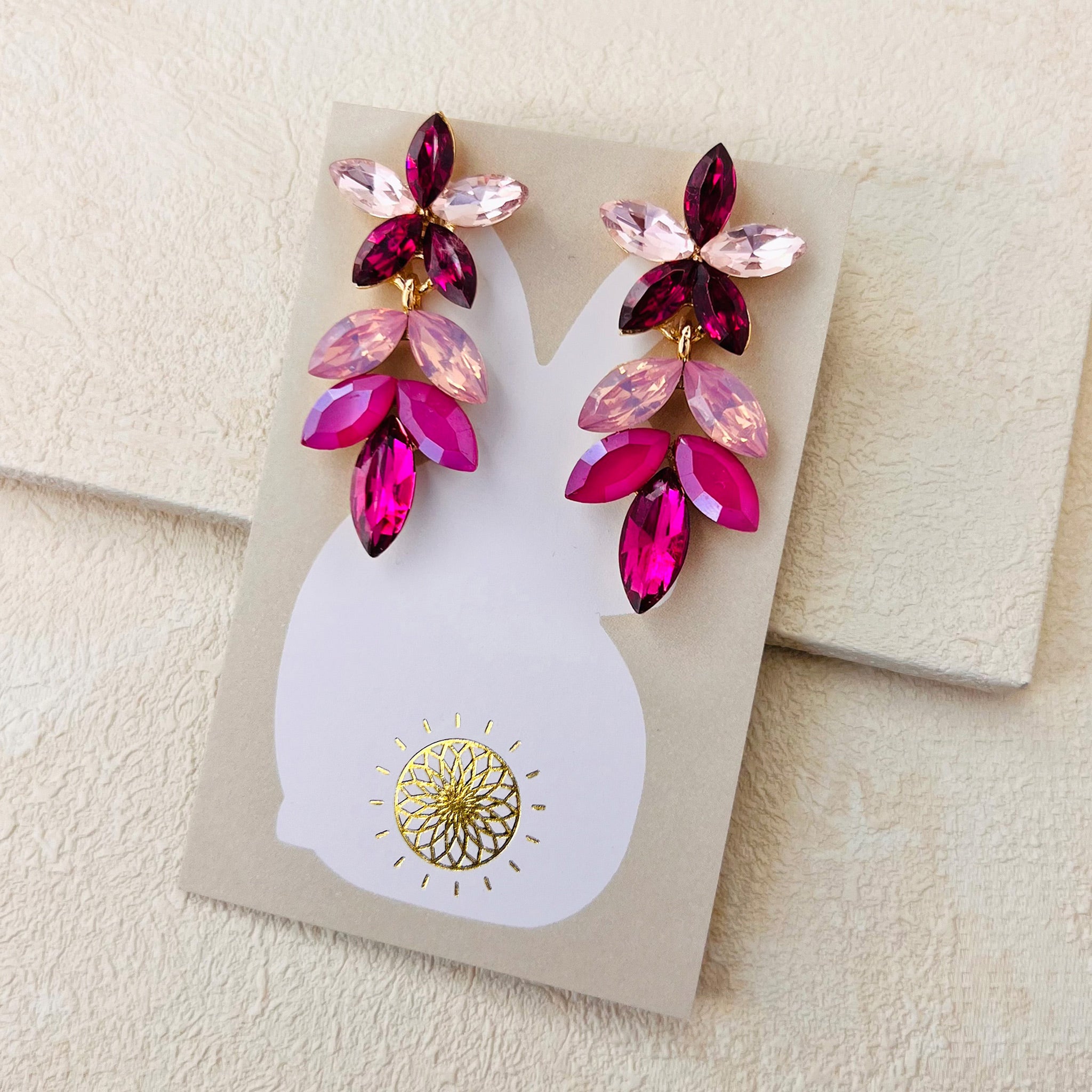 FELICE EARRINGS - PINK