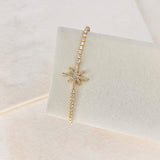 NORTH STAR STACKING BRACELET - GOLD