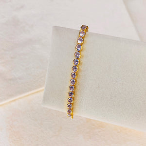 TENNIS STACKING BRACELET - GOLD