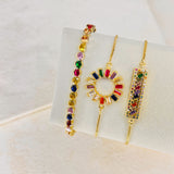 TENNIS STACKING BRACELET - MULTICOLOUR