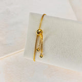 TENNIS STACKING BRACELET - GOLD