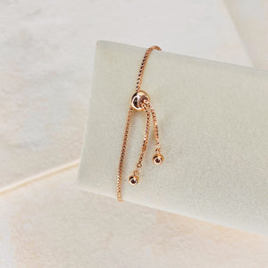 CIRCLE STACKING BRACELET - ROSE GOLD