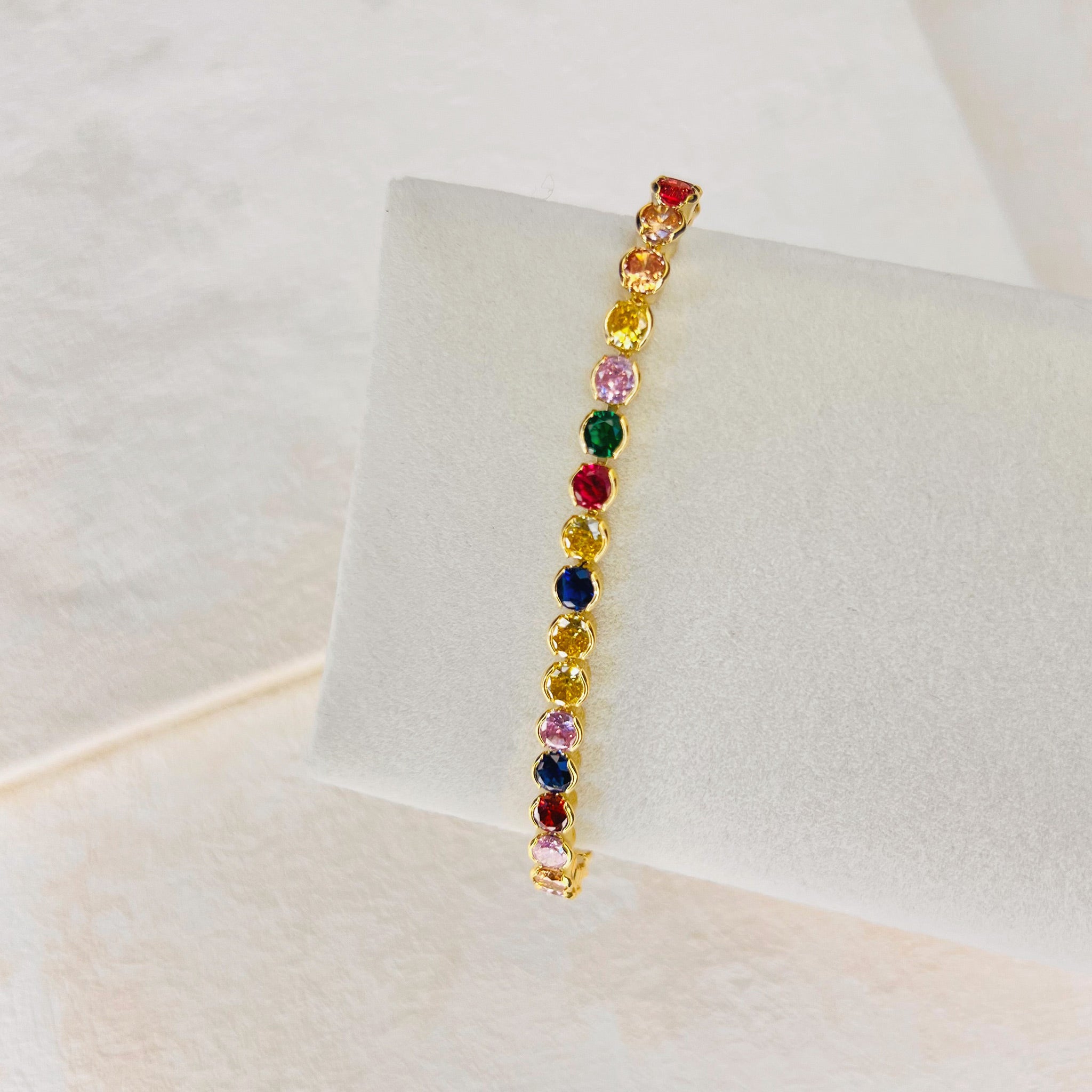 TENNIS STACKING BRACELET - MULTICOLOUR