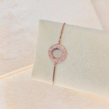 CIRCLE STACKING BRACELET - ROSE GOLD