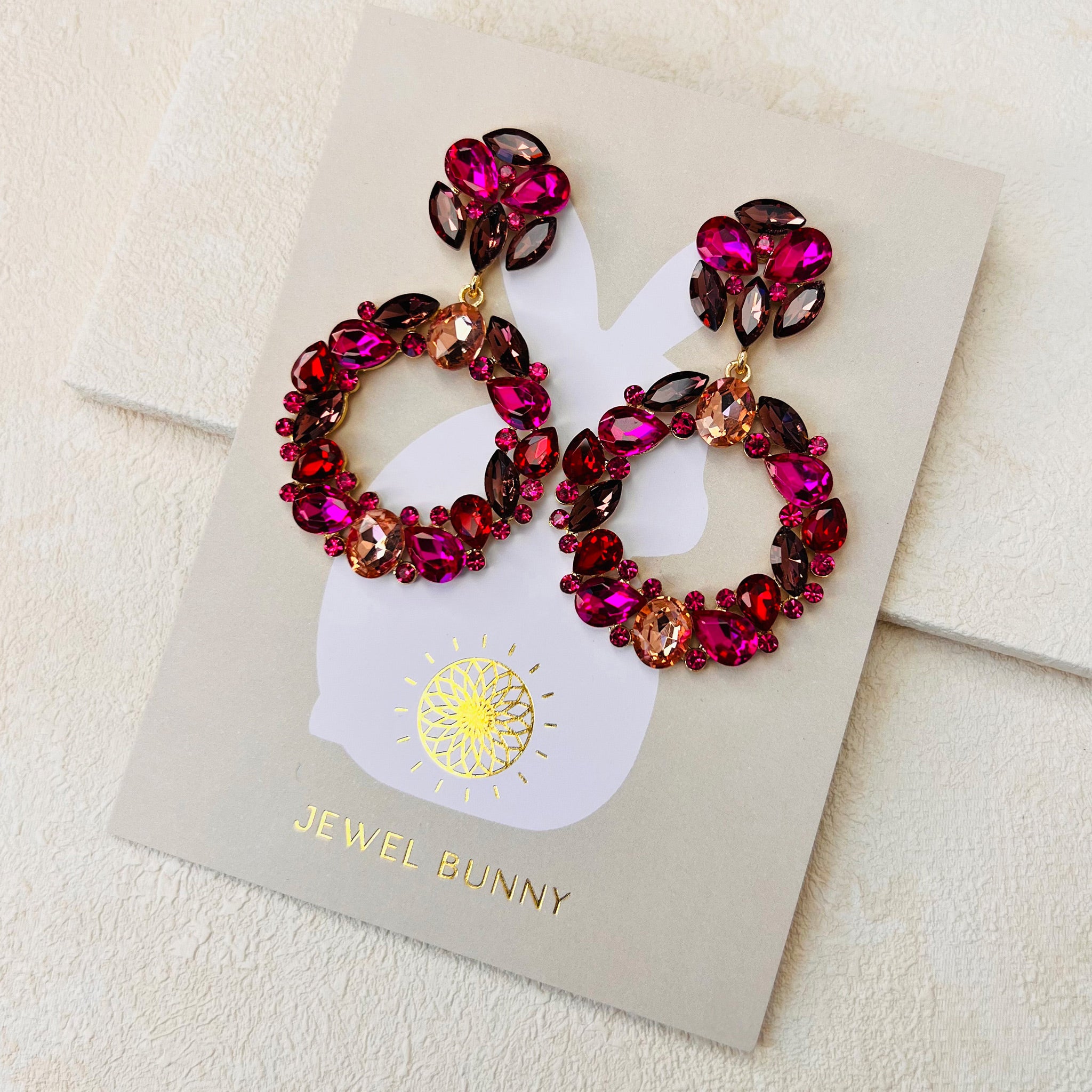 FRANCESCA EARRINGS- PINK