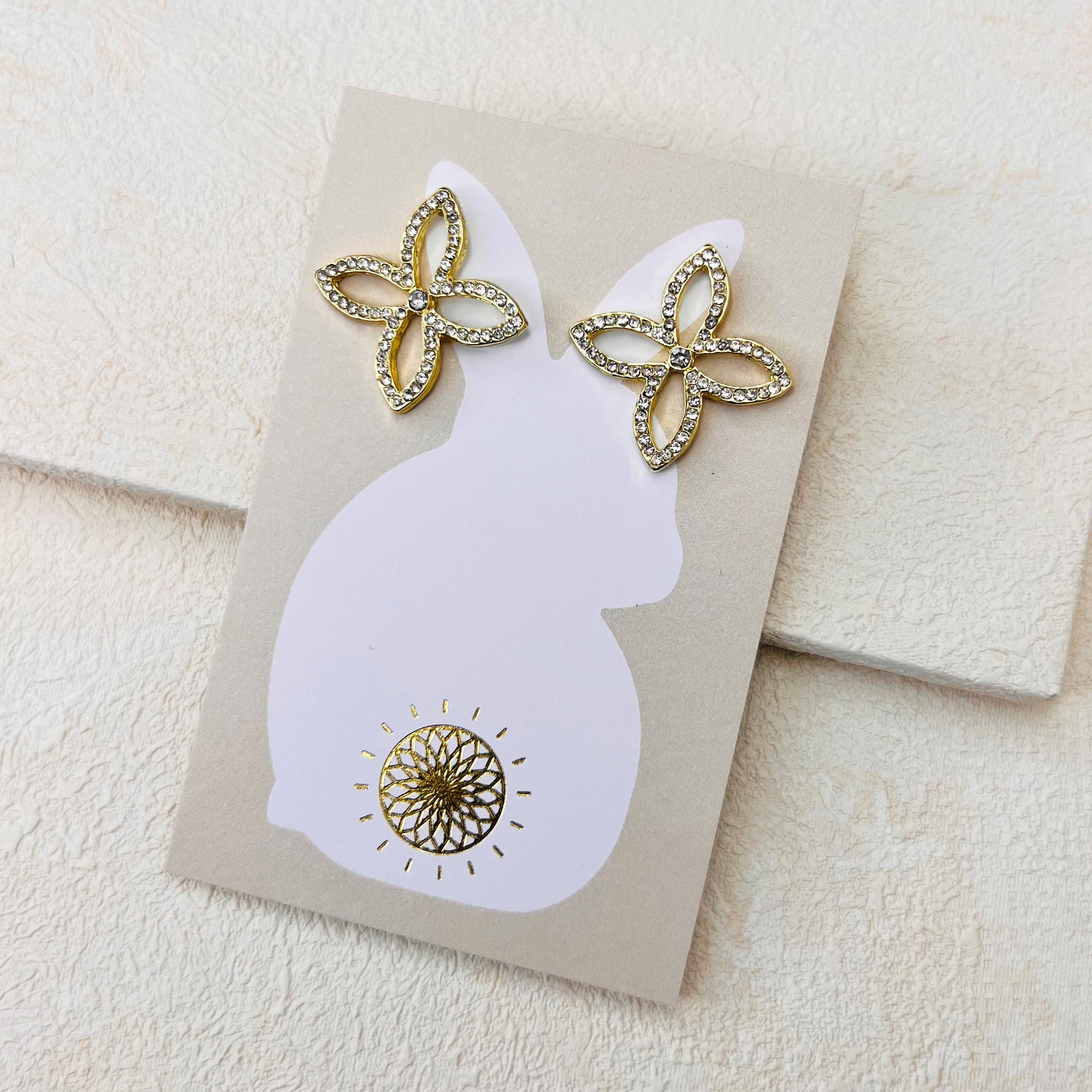 SORELLE PETAL EARRINGS - GOLD