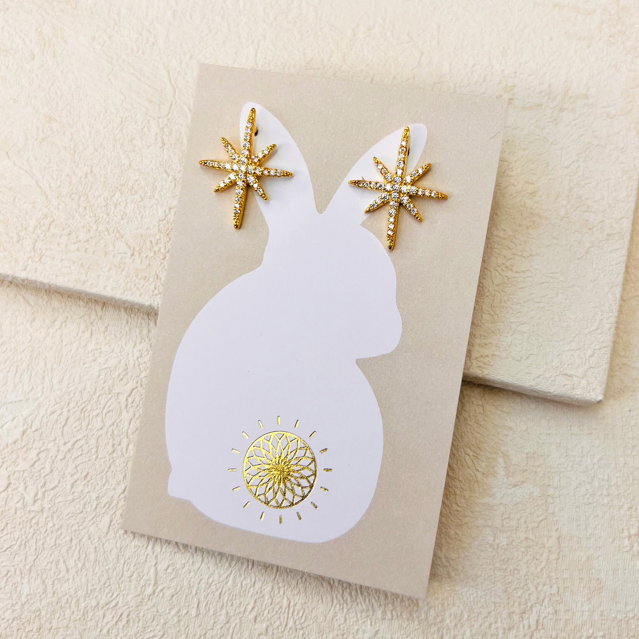 NORTH STAR EARRINGS - GOLD