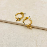 TAVVY MINI HOOPS - GOLD