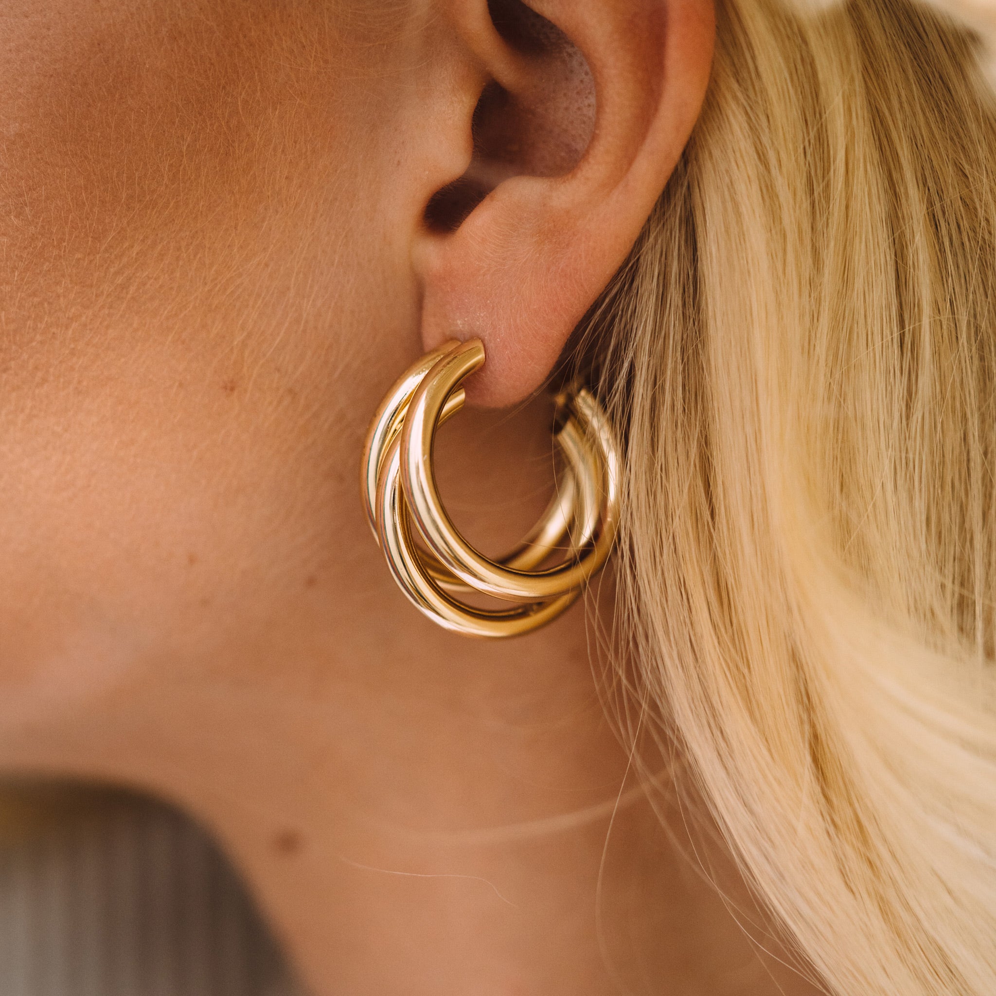 MONROE EARRINGS - GOLD